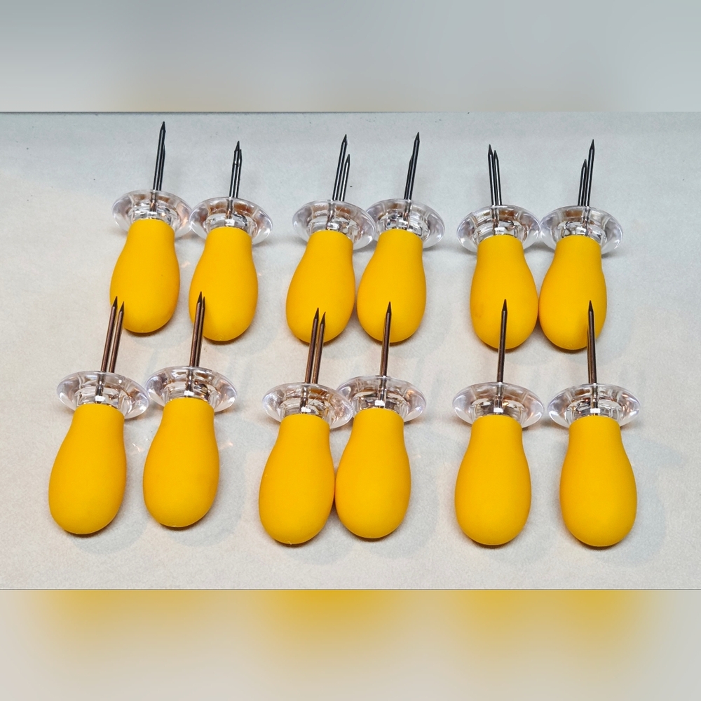 6pc Set Of Corn Holders